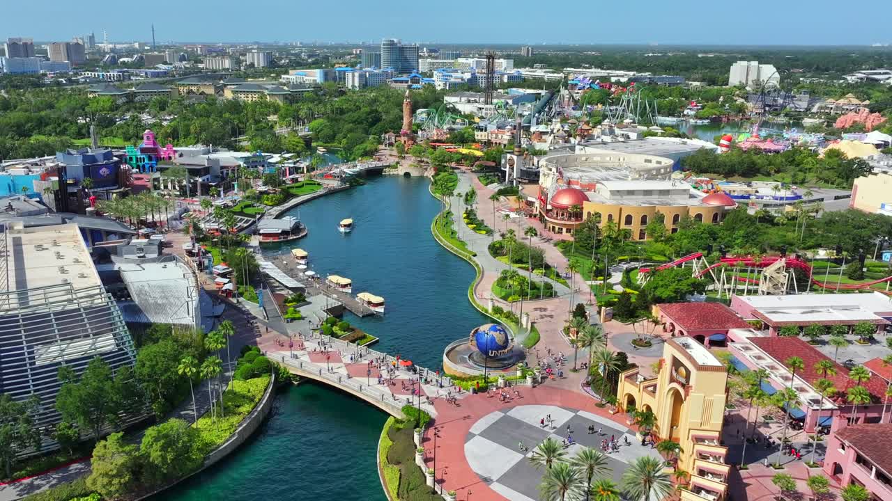 유니버설 스튜디오 플로리다의 공중 사진