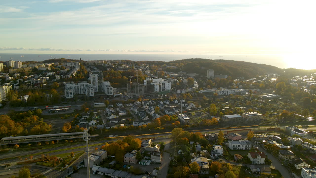 그디니아, 폴란드의 공중 도시 풍경
