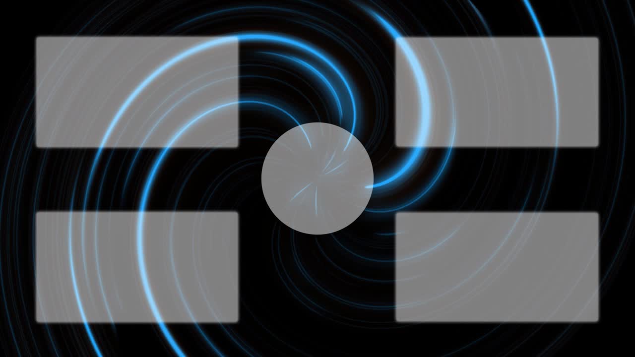 보르텍스 네온 엔드 카드 엔딩 스크린 모션 그래픽