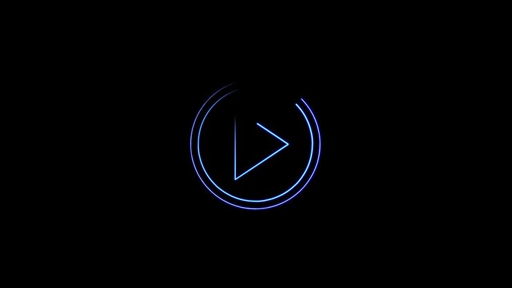 Video Player Cursor Seamless Animation 4K Video Play Button.
