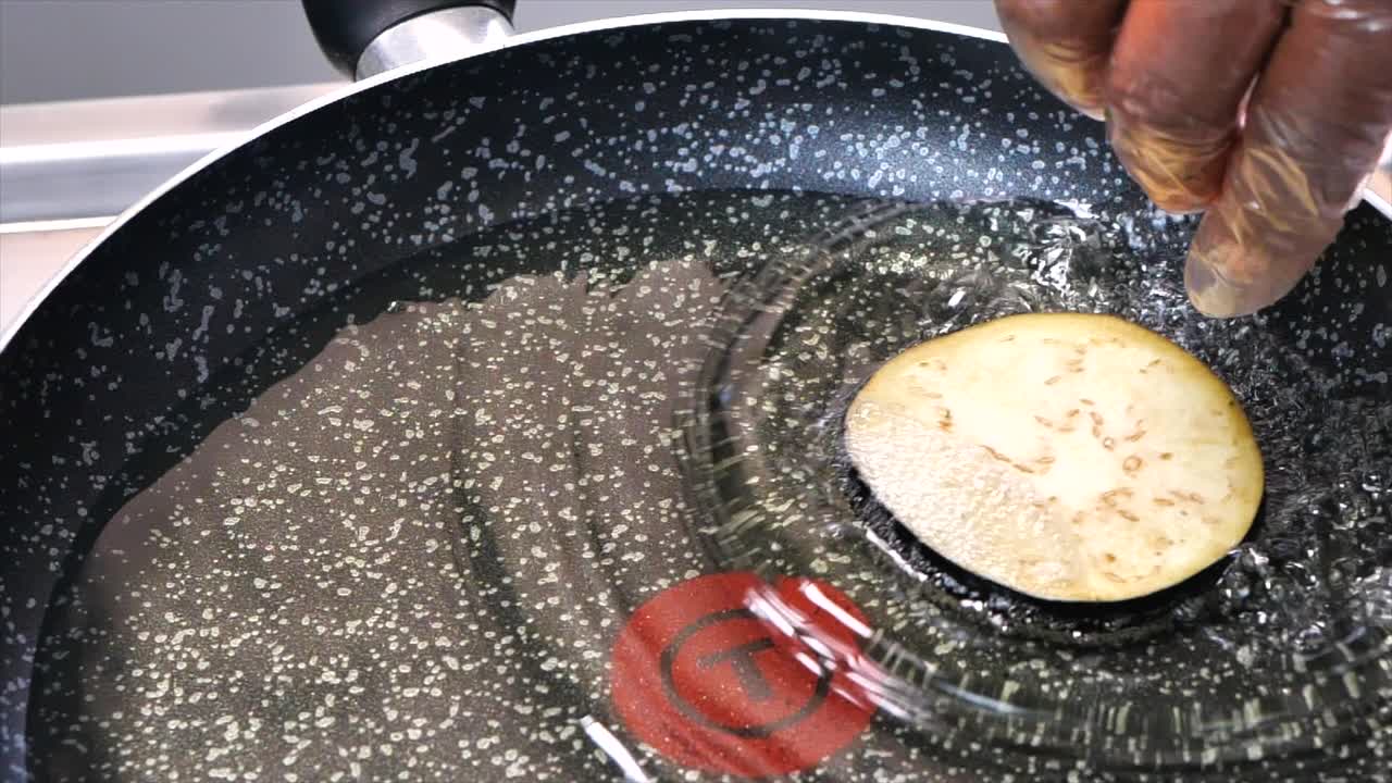 fritura de verduras en aceite de girasol