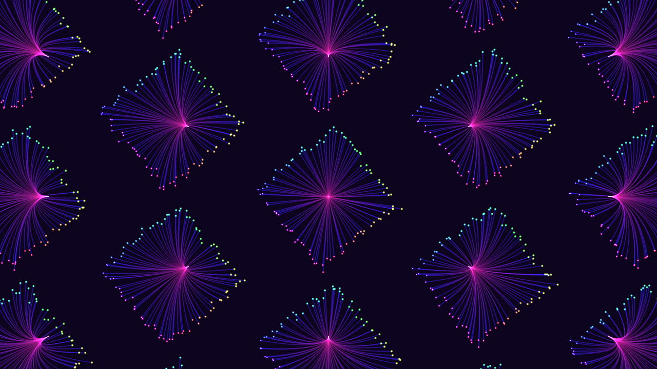 un patrón de cubos de colores