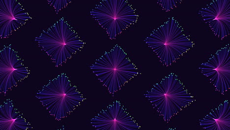 un patrón de cubos de colores