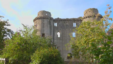 exploring the ruins of an ancient castle
