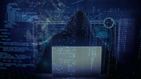 compuesto digital de un hacker