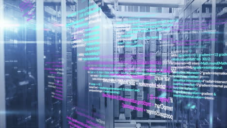 Animation-of-data-processing-over-computer-servers