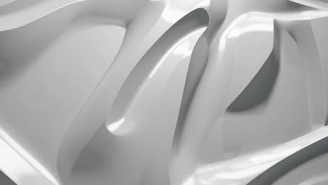 abstract white 3d geometric shapes background