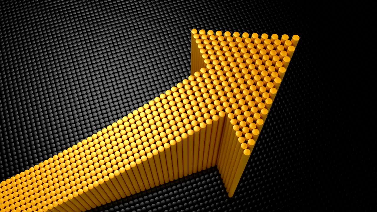 Cylinders Formed A Arrow
