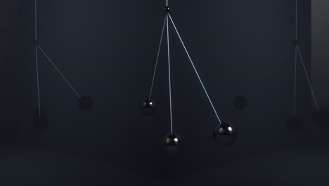 newton's cradle - minimalist design