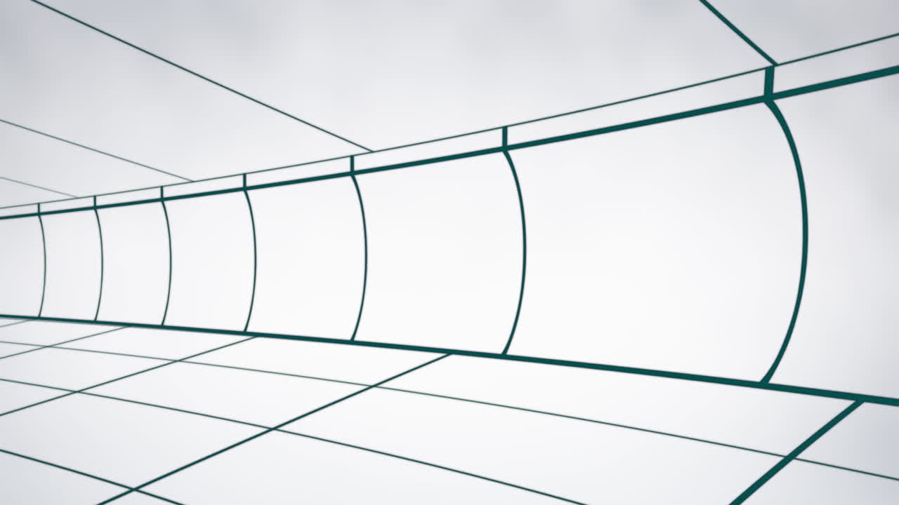 líneas de cuadrícula en movimiento en fondo blanco 4k