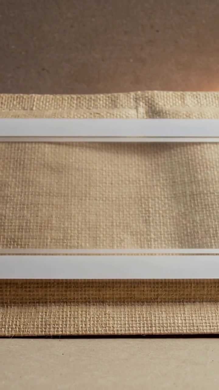 Video verticale: Telecamera che si sposta causando un'ombra beige che si muove sulla finestra della stanza, con ringhiere bianche.
