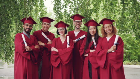 group of graduates