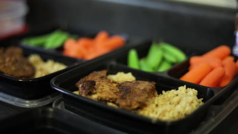 slow motion shot of someone doing weekly meal planning