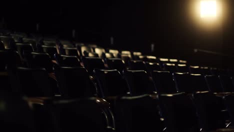 empty chairs in the theater