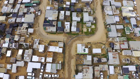 imágenes de drones de 4k de un municipio en sudáfrica