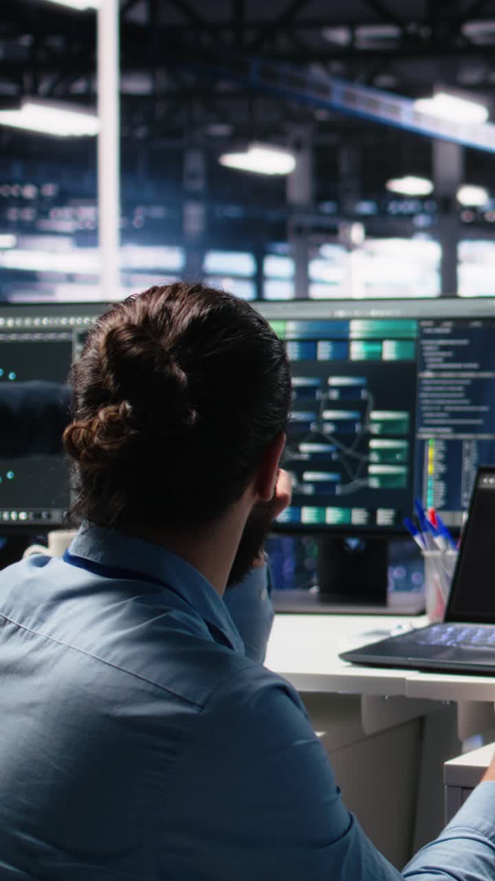 Vertical video Data center software developers using machine learning algorithms