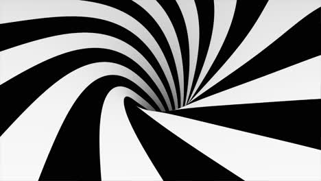 black and white abstract spiral vortex