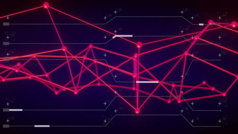 animación de la red de conexiones a través de diagramas