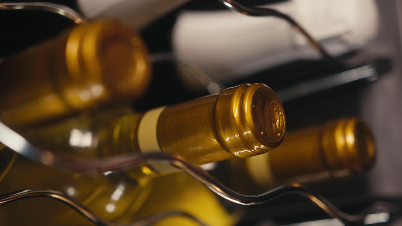 botellas de vino en un estante