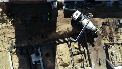 From-above-aerial-view-of-construction-site