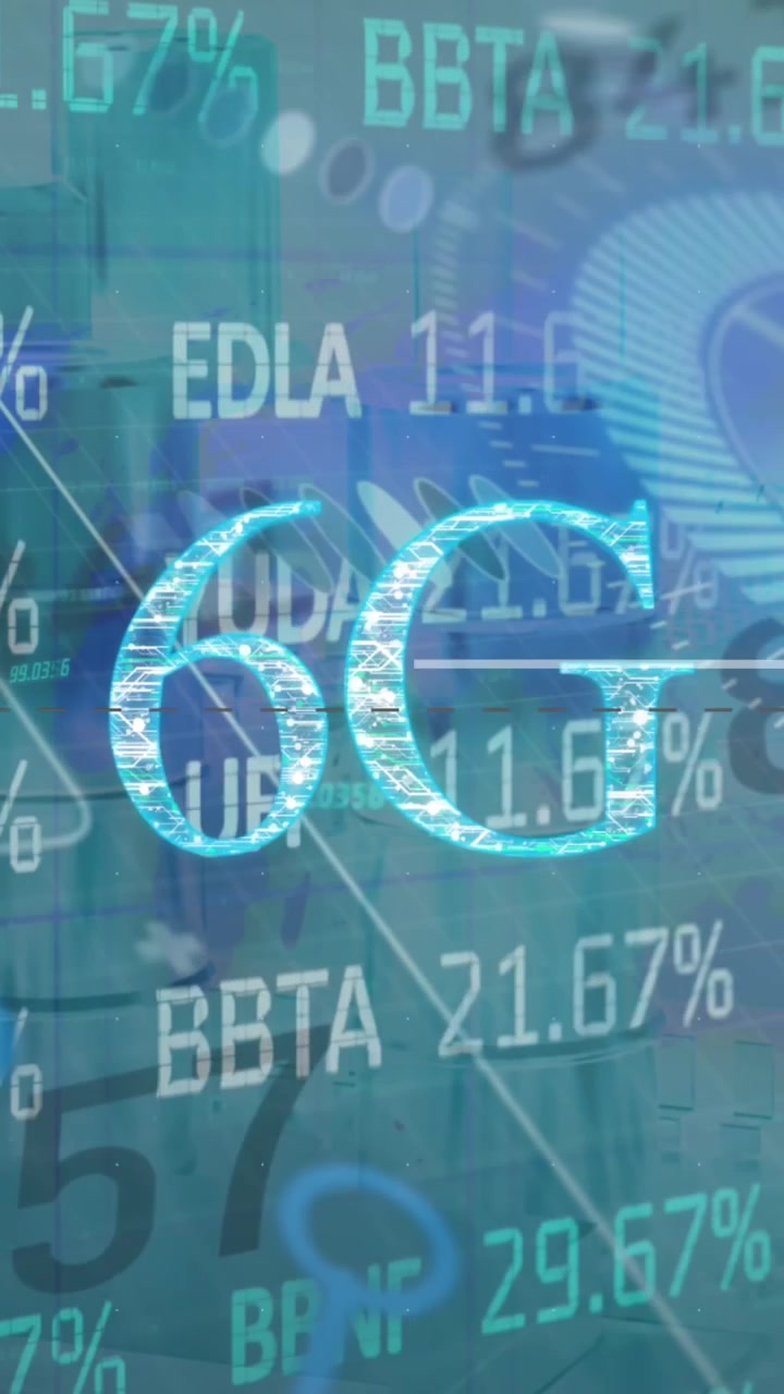 Animated video showcases global business, finance, and digital connectivity.