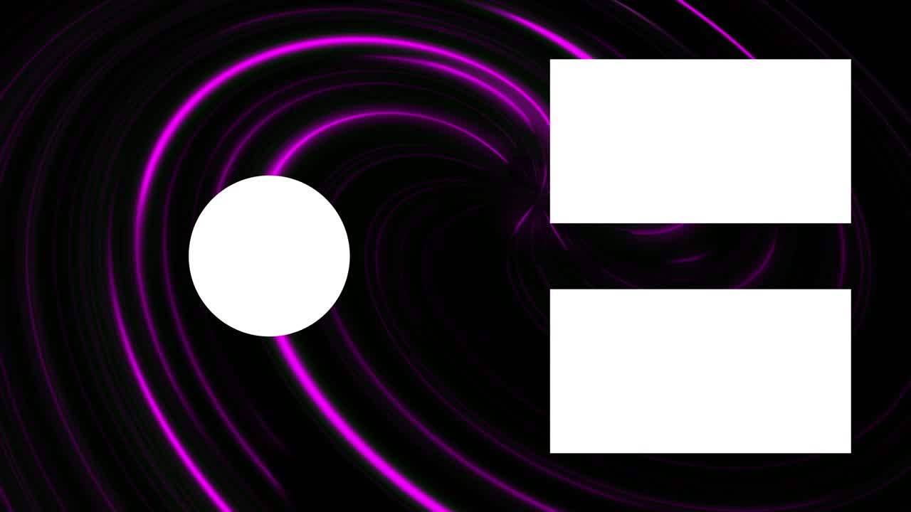 Vortex neon end card ending screen motion graphics