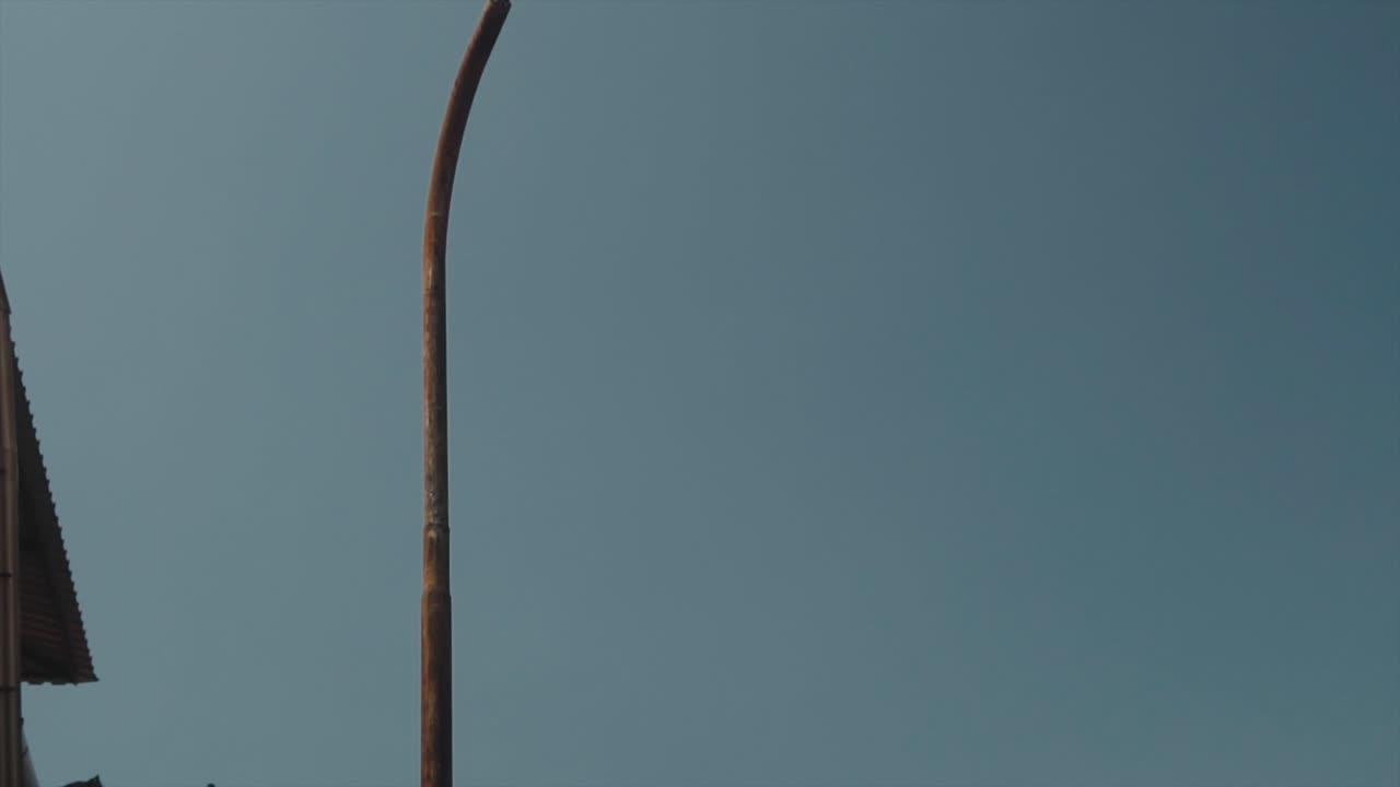 Old rusty light pole. Electricity, street lighting