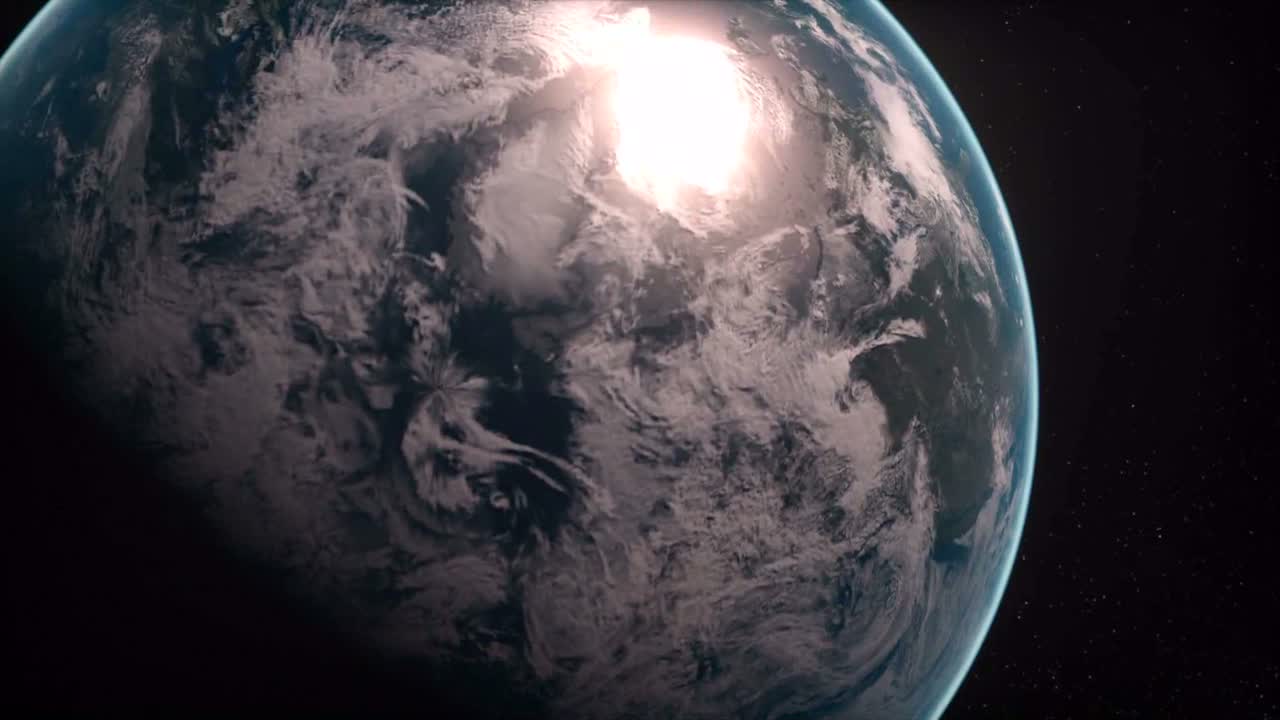 우주 2에서 촬영한 지구