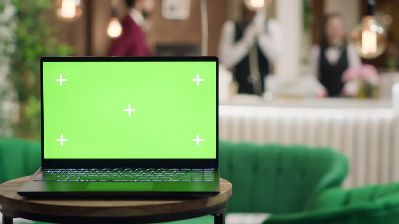 dispositivo con diseño de pantalla verde aislado