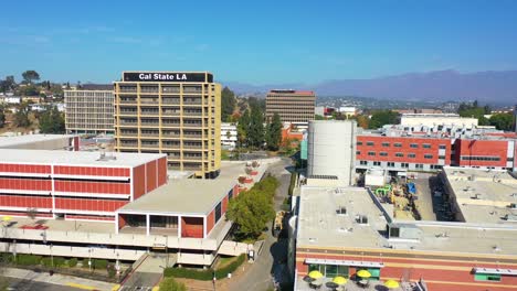 aerial of cal state la university campus east los angeles california 1