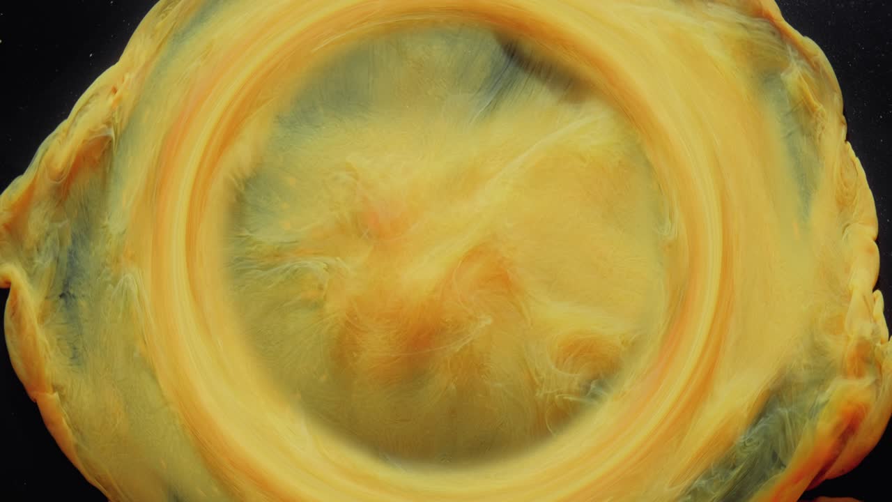 agua de tinta remolino círculo marco abridor humo de naranja