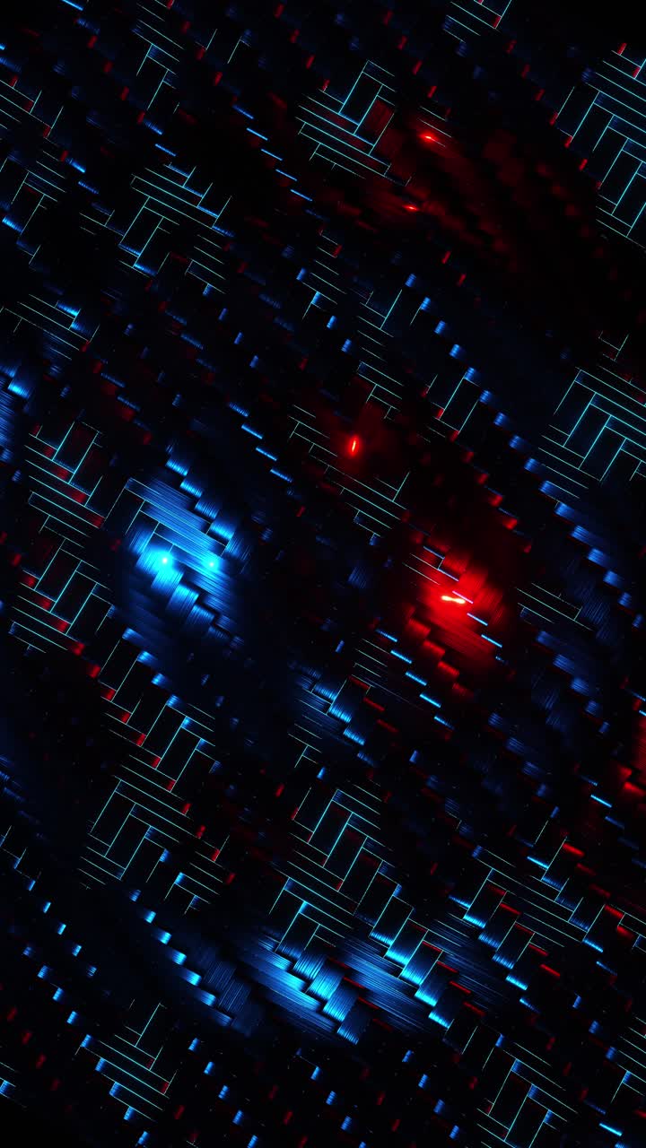 Blue-red carbon fiber background. Vertical looped video