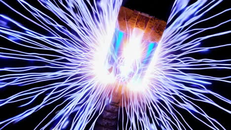 abstract energetic light burst