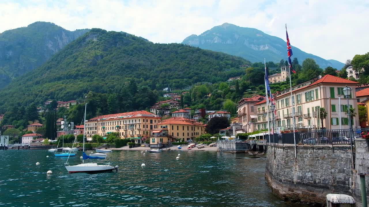 Picturesque Town on Lake Como, Italy
