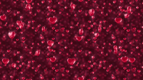 el corazón de valentín el amor bucle azulejos de fondo cayendo