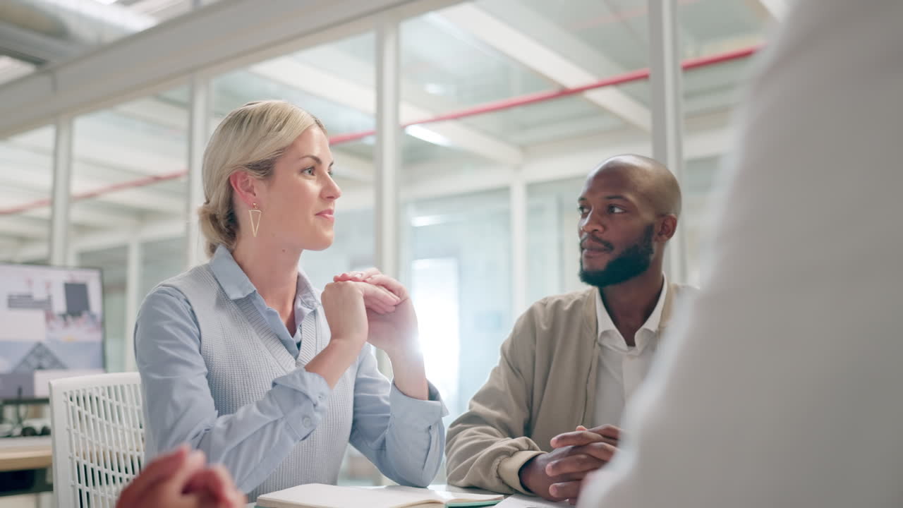 이야기하는 비즈니스 여인, 회의