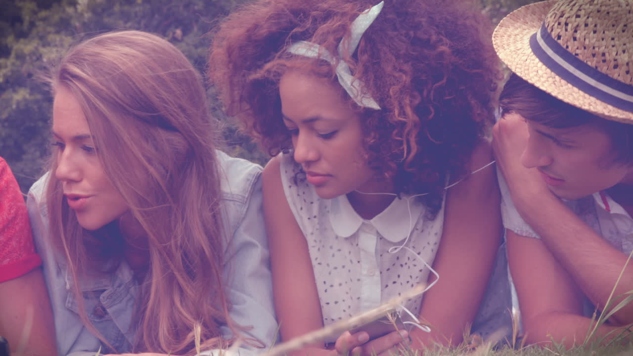 en formato de alta calidad amigos felices en el parque