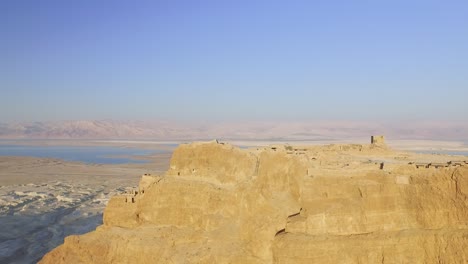 masada una antigua fortaleza en el desierto de judea del sur de israel