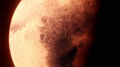 un primer plano detallado de la superficie del planeta marte