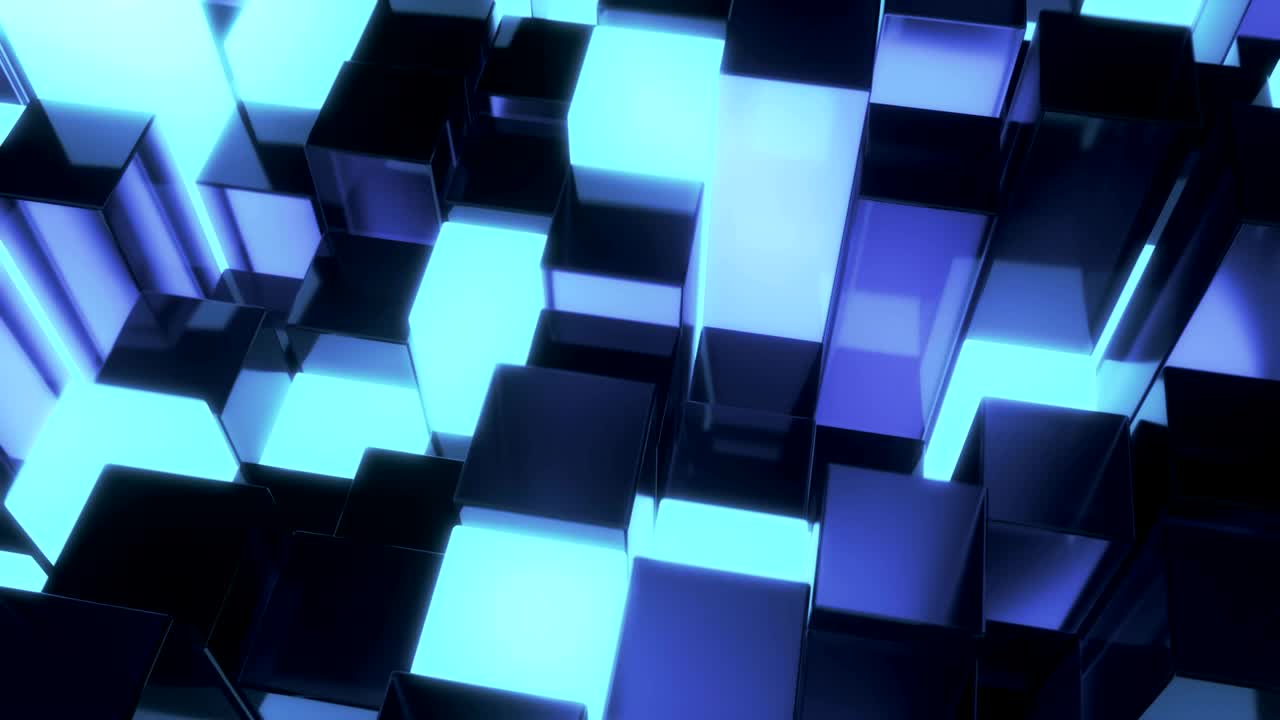 diseño cúbico único de 4k.