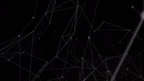 animation of network of connections on black background