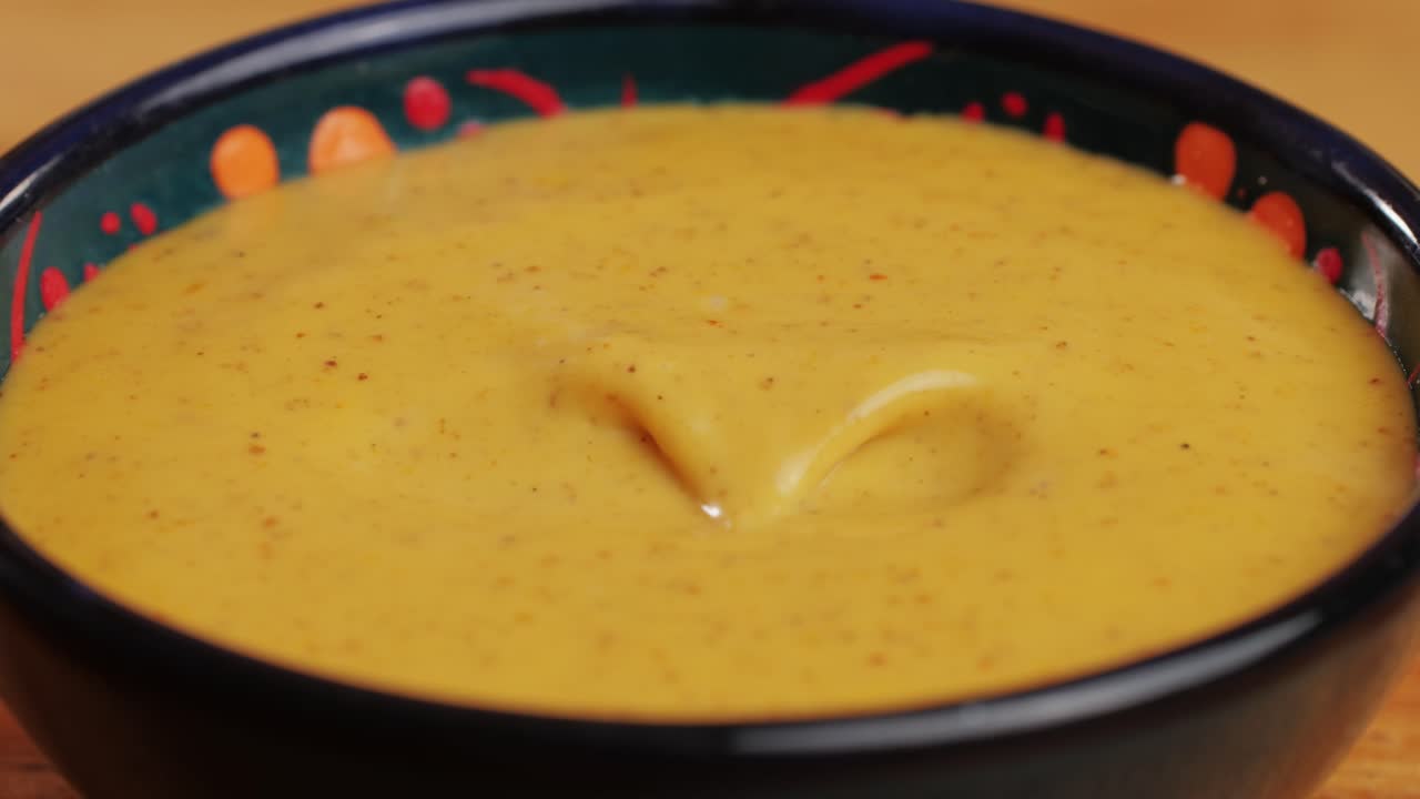 Fried Chicken Nuggets Dipping in Sauce