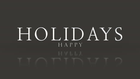 Elegance-Happy-Holidays-text-on-black-gradient