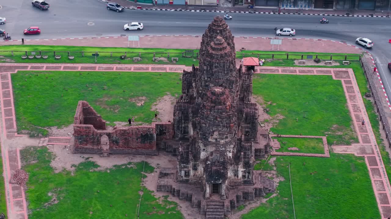Aerial View of Ancient Khmer Temples