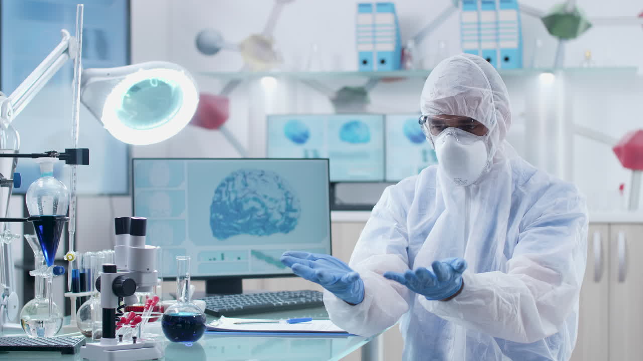 Scientist in lab