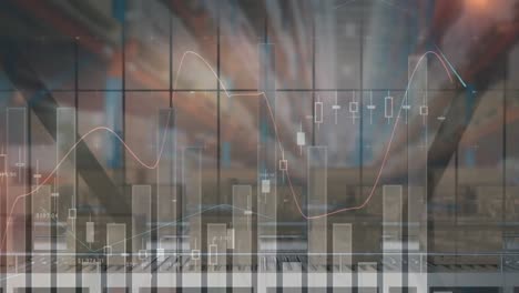 Animación-Del-Procesamiento-De-Datos-Financieros-Sobre-Cajas-En-Cintas-Transportadoras-En-Almacén