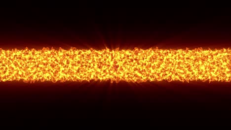 4k inferno pared de fuego en cámara lenta con bucle sin costuras. animación de fuego fogata llamas furiosas. papel tapiz gráfico de movimiento de calor y concepto de fondo de animación caliente.