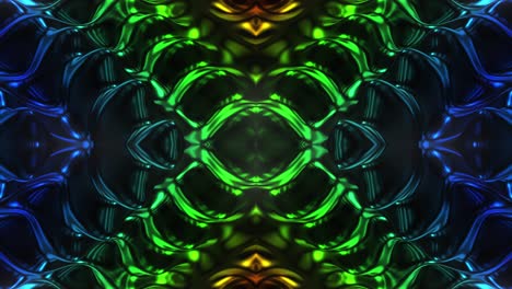 patrón de caleidoscopio geométrico abstracto