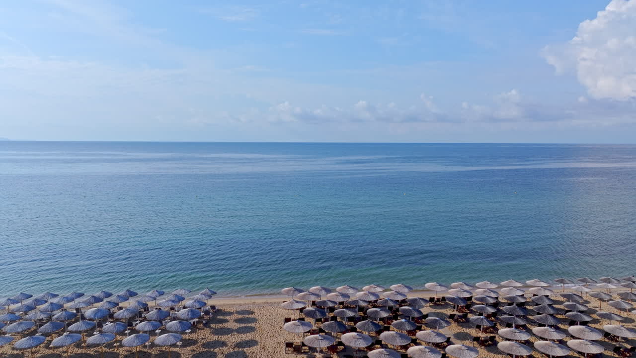 Beach with Umbrellas