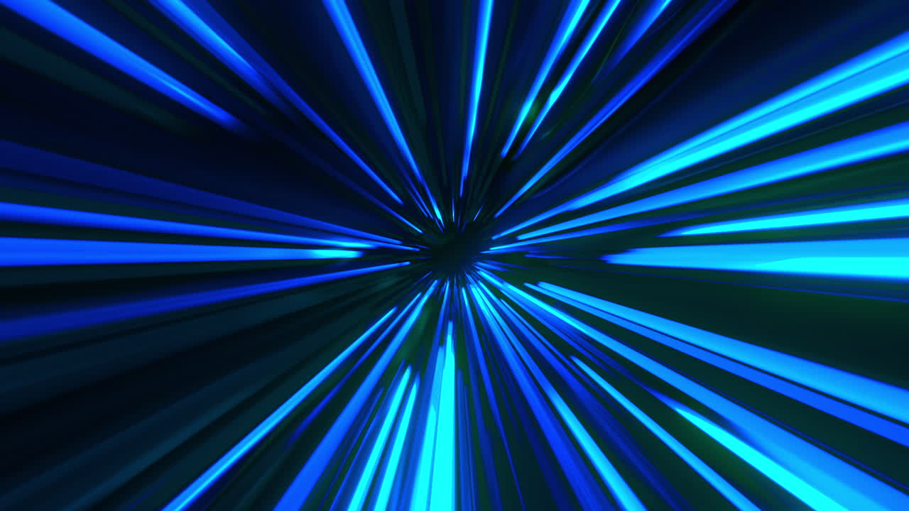 Abstract Blue Speed Lines